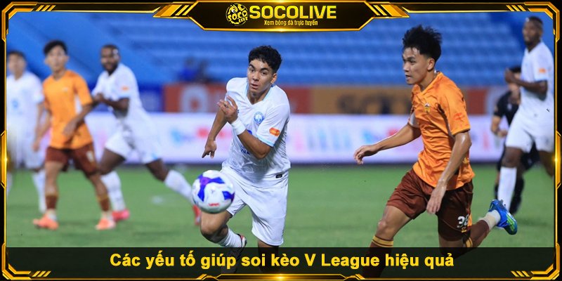 Các yếu tố giúp soi kèo V League hiệu quả