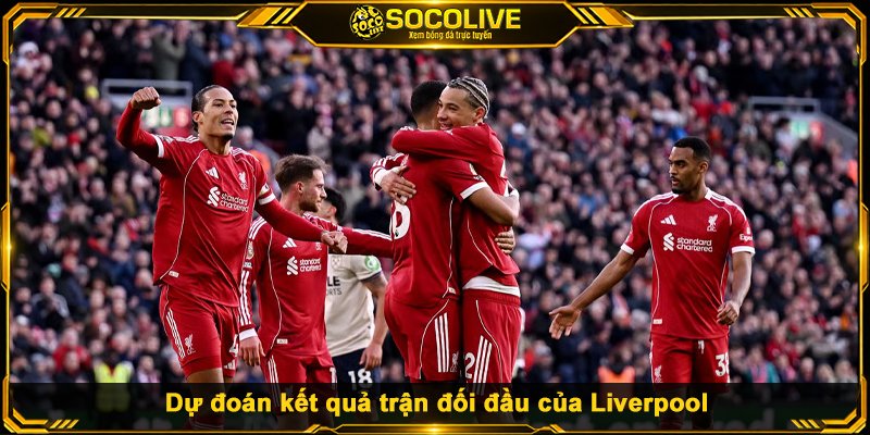 Dự đoán kết quả trận đối đầu của Liverpool